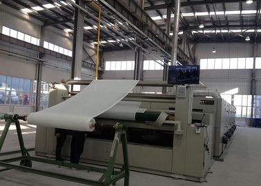Textile Streching Heat Setting Stenter Machine Stonge Rail Plaiting/ Batching Fabric Exit