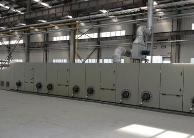 Textile Streching Heat Setting Stenter Machine Stonge Rail Plaiting/ Batching Fabric Exit